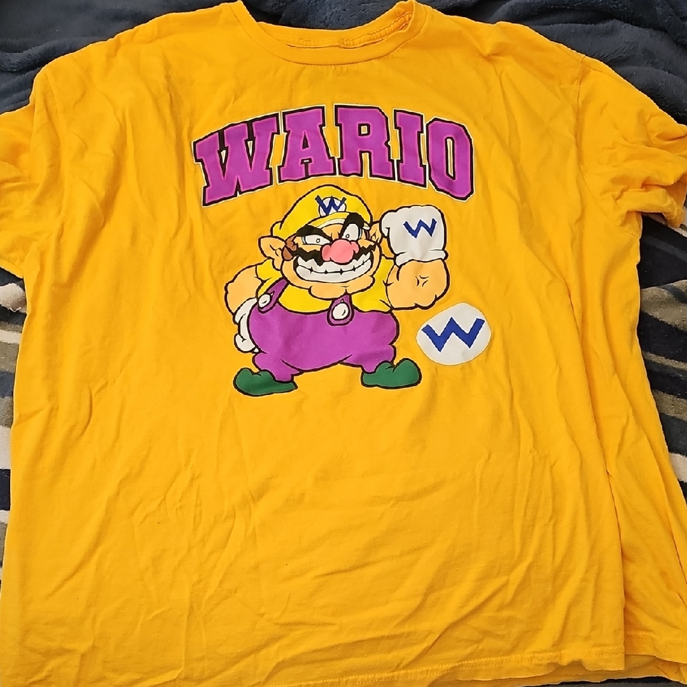 Nintendo Super Mario Wario Yellow T-Shirt